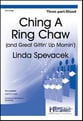 Ching a Ring Chaw Three-Part Mixed choral sheet music cover